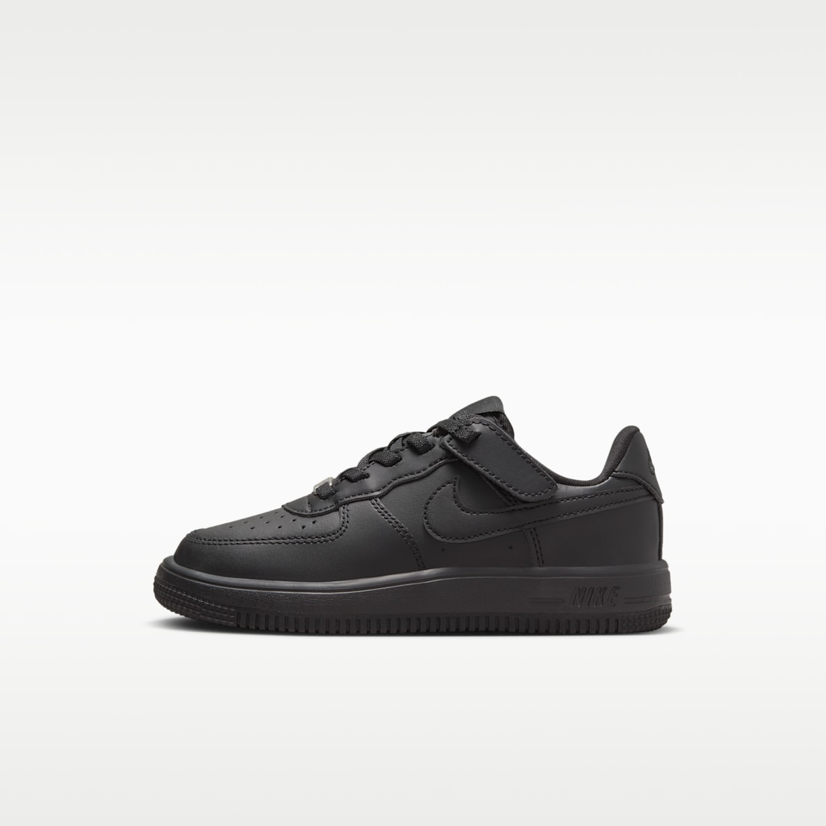 Black Air Force 1 Low Top Shoes. Nike.com